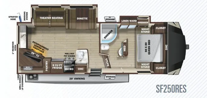 Highland Ridge Silverstar Limited SF250RES exterior