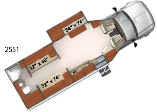 Phoenix Cruiser 2551 floor plan