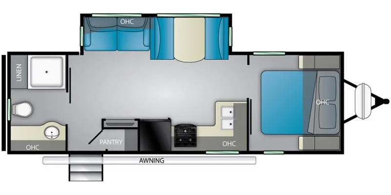 Heartland Wilderness WD 2650 RB floor plan