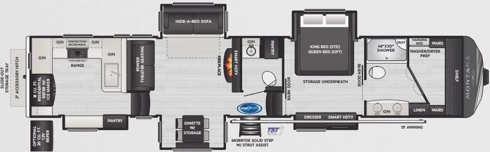 2025 Keystone Montana 3901RK - Floor plan