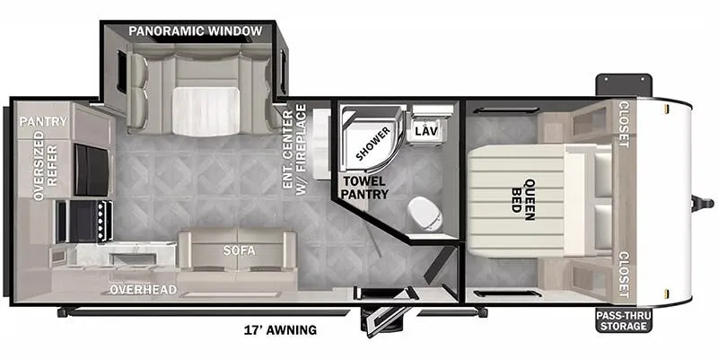 Forest River Salem Cruise Lite Northwest 253RKXL floor plan