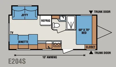 K-Z Spree Escape E204S floor plan