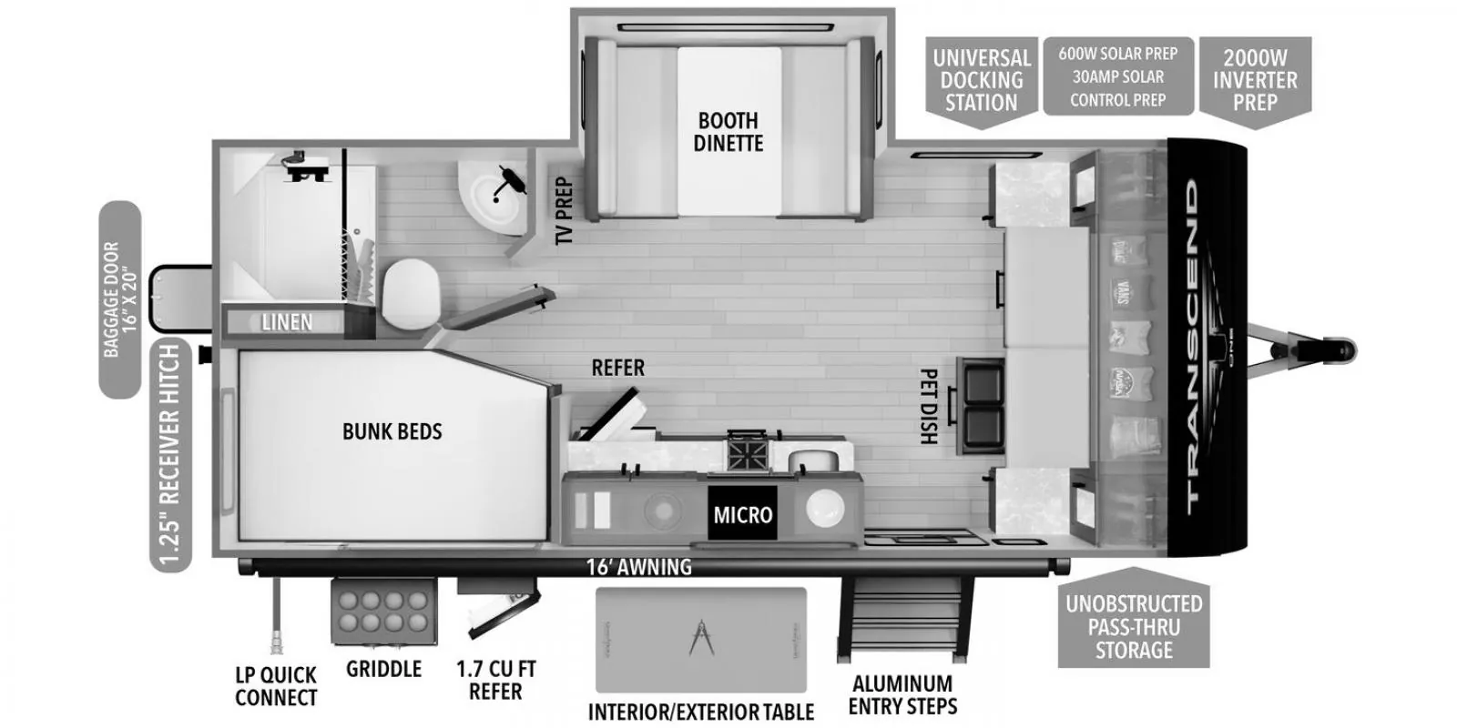 2026 Grand Design Transcend One 161BH - Photo 3