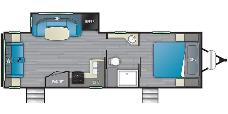 Heartland North Trail Ultra-Lite NT 25LRSS floor plan