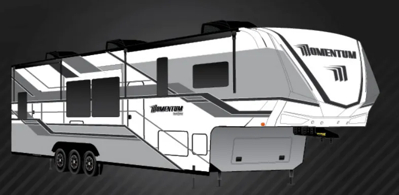 Grand Design Momentum M-Class 349M exterior