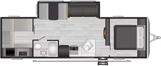 Keystone Springdale 298BHWE floor plan
