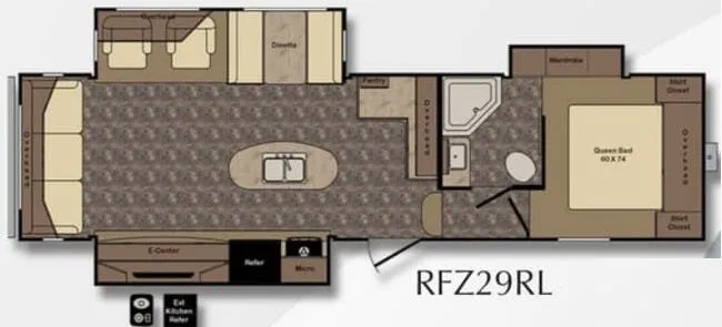 CrossRoads Rezerve RFZ29RL floor plan