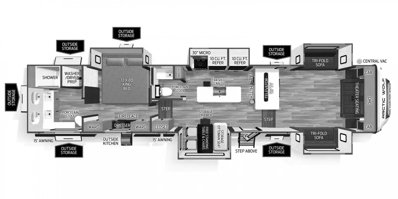 2026 Forest River Cherokee Arctic Wolf Suite 3950 SUITE - Photo 3