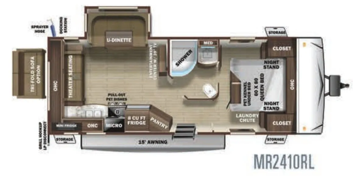 Highland Ridge Mesa Ridge Lite MR2410RL floor plan