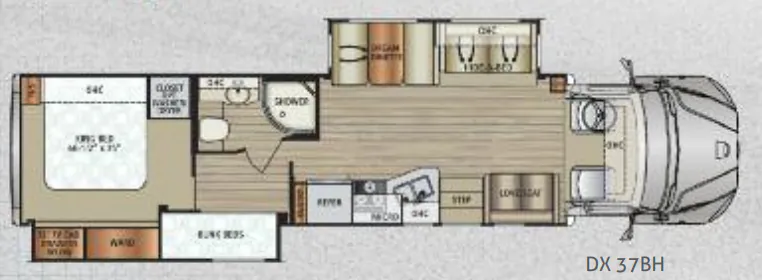 Dynamax Corp DX3 37BH floor plan