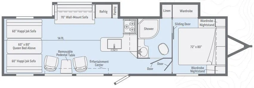 Winnebago Spyder 28KS floor plan