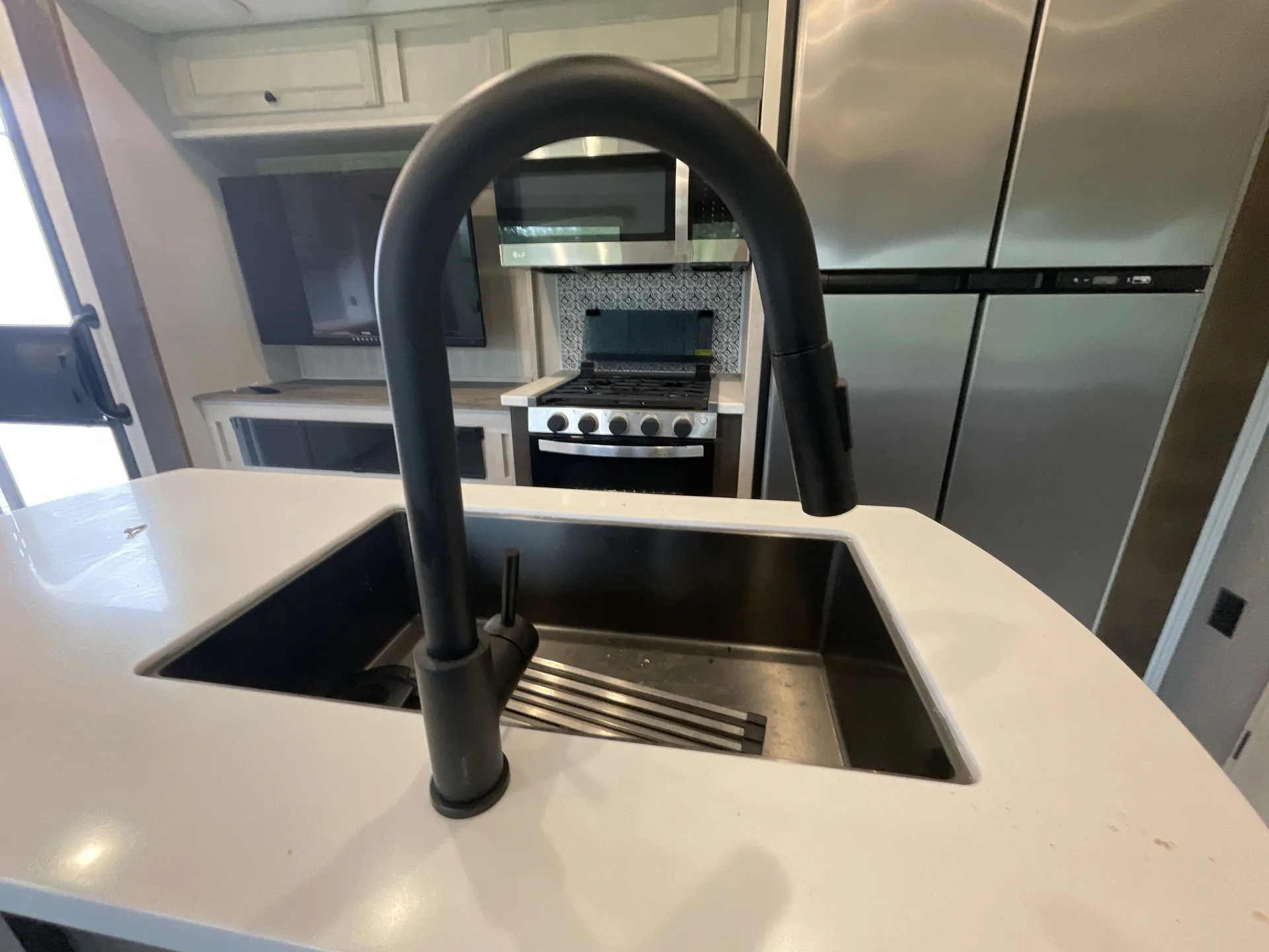 2022 Forest River Cardinal Limited 383BHLE — fridge open
