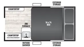 2023 Coachmen Clipper EXPRESS floor plan
