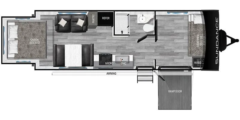 Heartland Sundance Ultra-Lite SDTT 243 SR floor plan