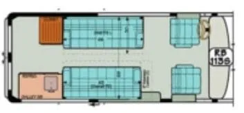 Sportsmobile Promaster 113S floor plan