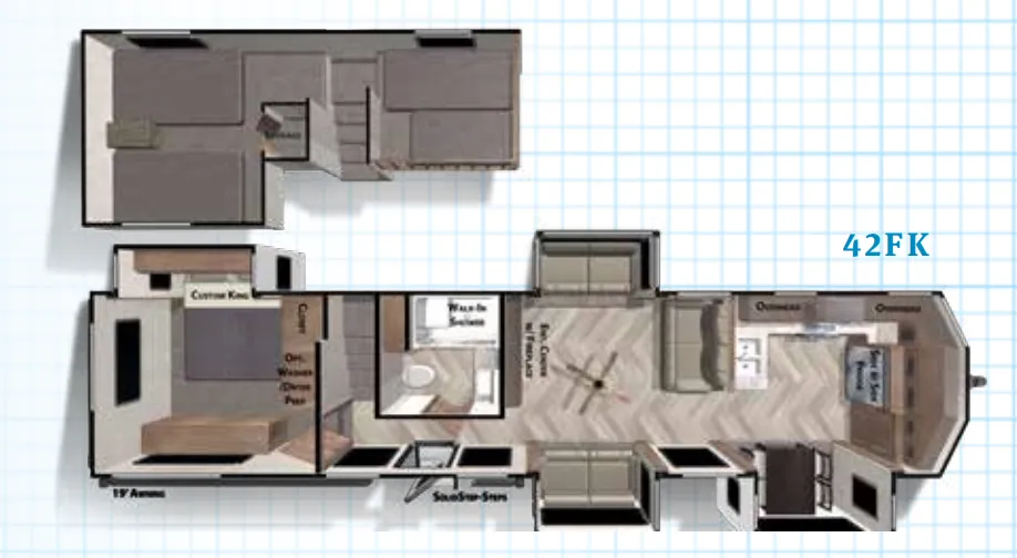 Forest River Salem Grand Villa 42FK floor plan