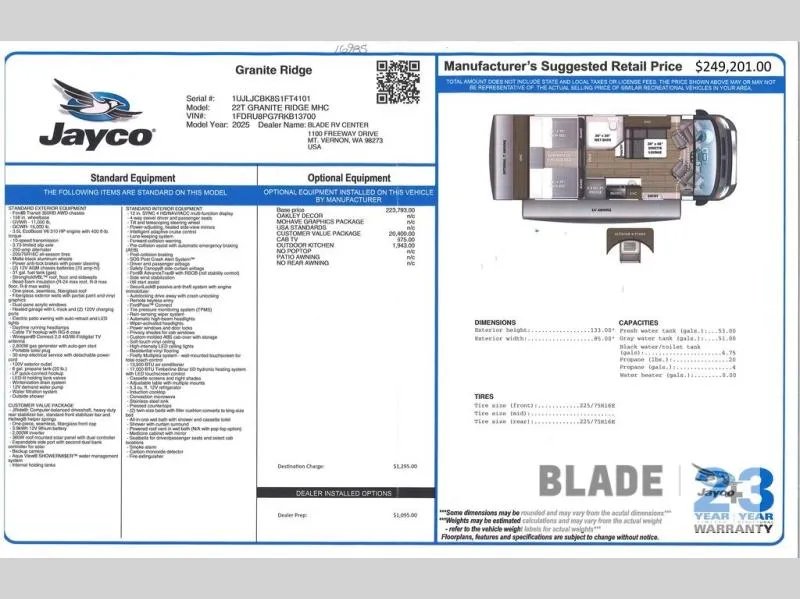 2025 Jayco Granite Ridge 22T - Photo 3