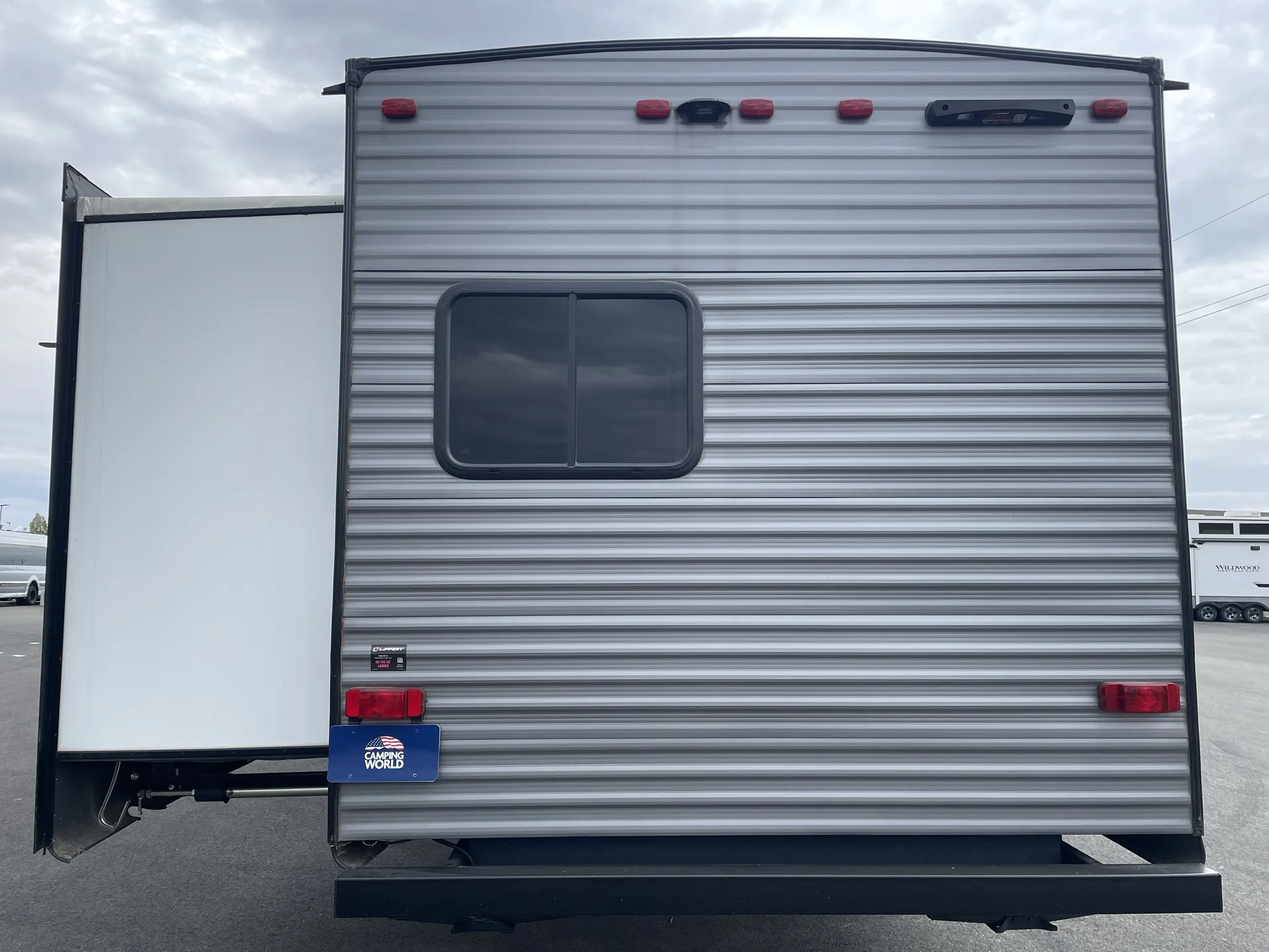 2025 Forest River Aurora 34BHTS — backside
