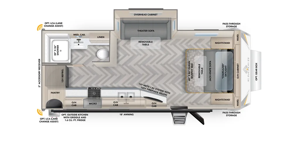 2023 Ember Ember 21MRK floor plan