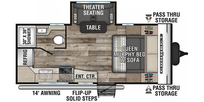 K-Z Connect SE C191MBSE floor plan
