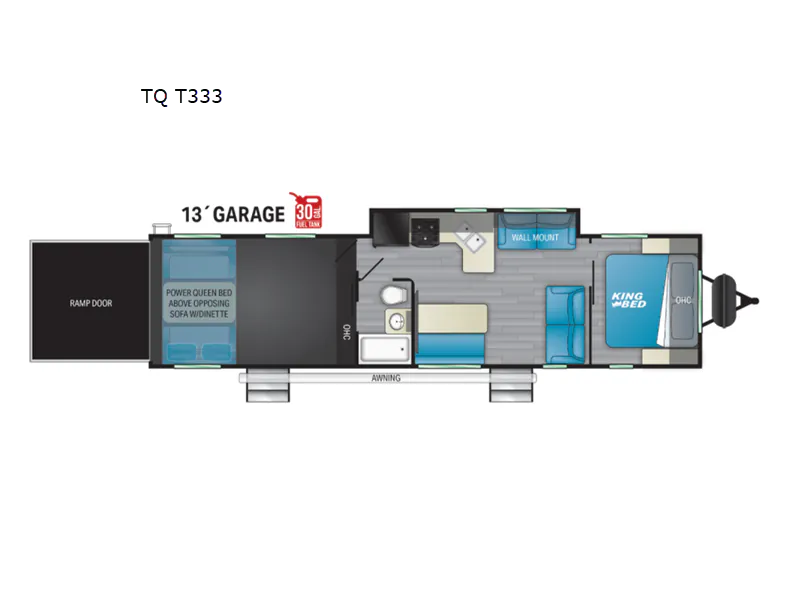 2021 Heartland Torque TQ T333 — Floor plan