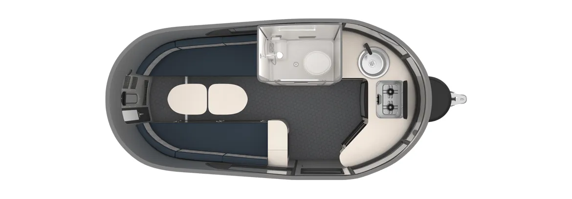 2026 Airstream Basecamp 16X - Floor plan