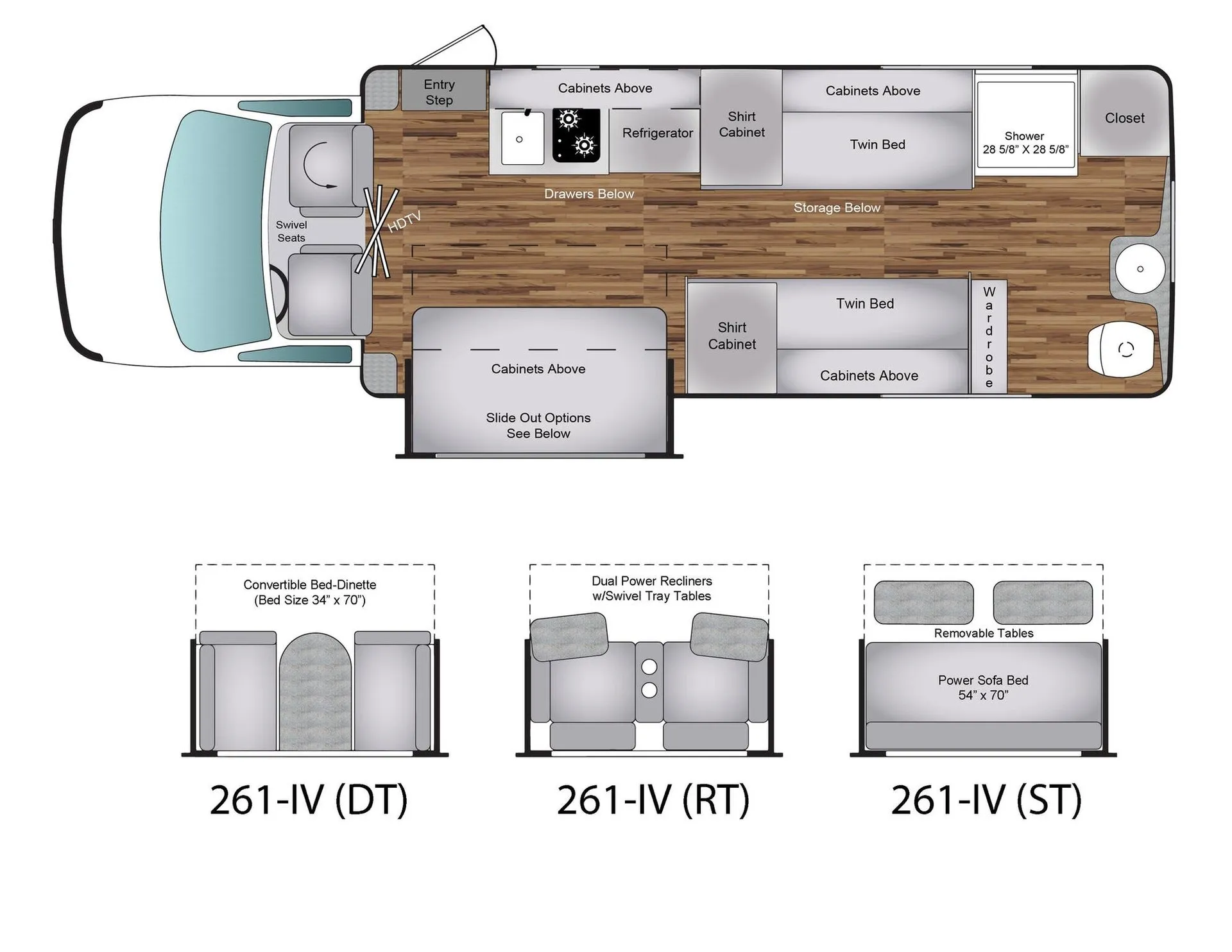 Coach House Platinum IV 261 IV DT floor plan