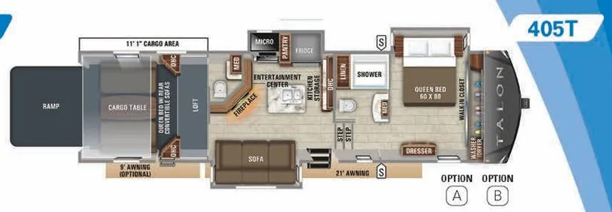 Jayco Talon 405T floor plan