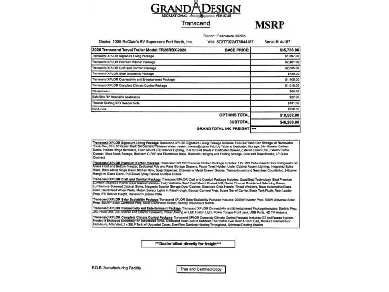 2026 Grand Design Transcend Xplor 26RBX - Photo 4