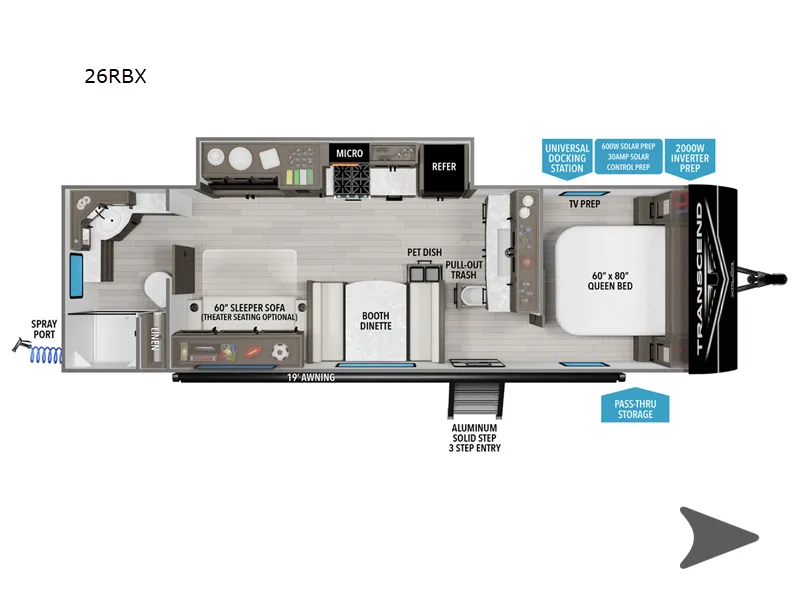 2026 Grand Design Transcend Xplor 26RBX - Photo 2