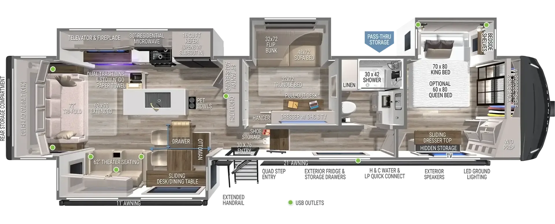 2026 Brinkley Model Z 3610 - Floor plan