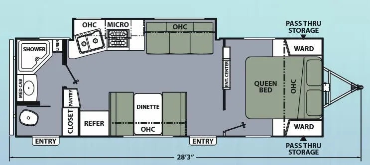 Coachmen Apex Ultra-Lite 249RBS floor plan