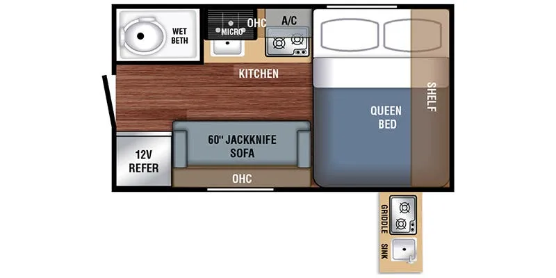 2023 Braxton Creek Bushwhacker Plus 15RE - Floor plan