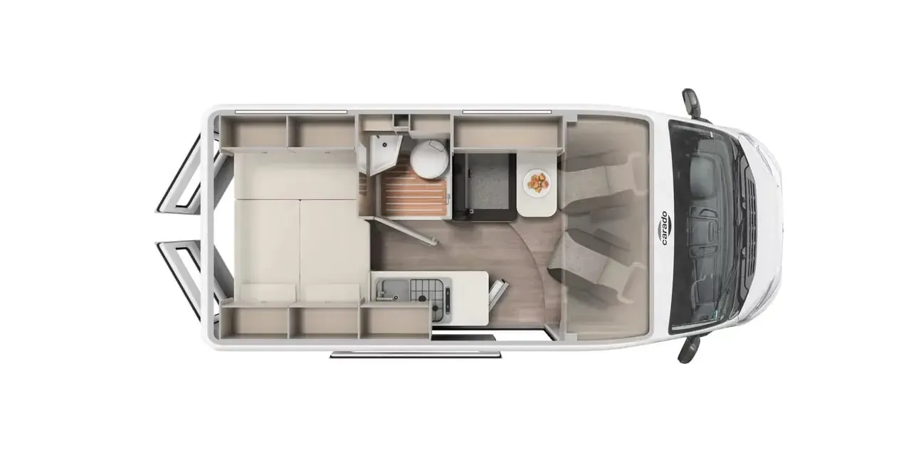 Carado CV-Series CV540 floor plan