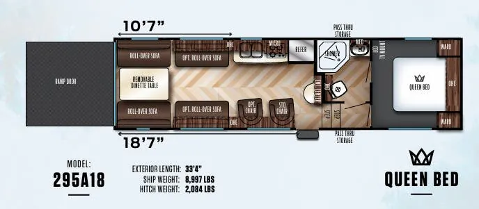 Forest River Vengeance 295A18 floor plan