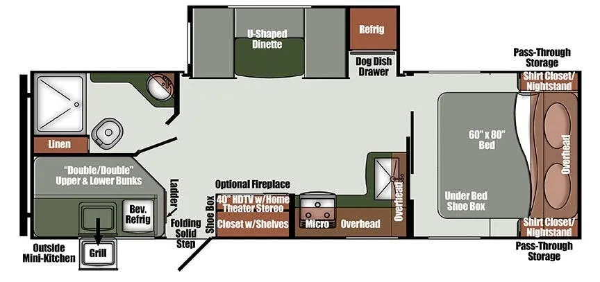 Gulf Stream Envision 246BH floor plan