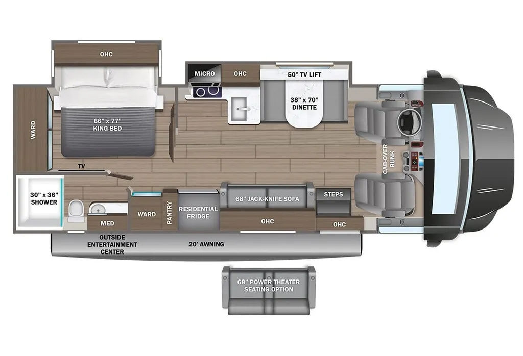 2026 Entegra Coach Accolade XT 32U floor plan