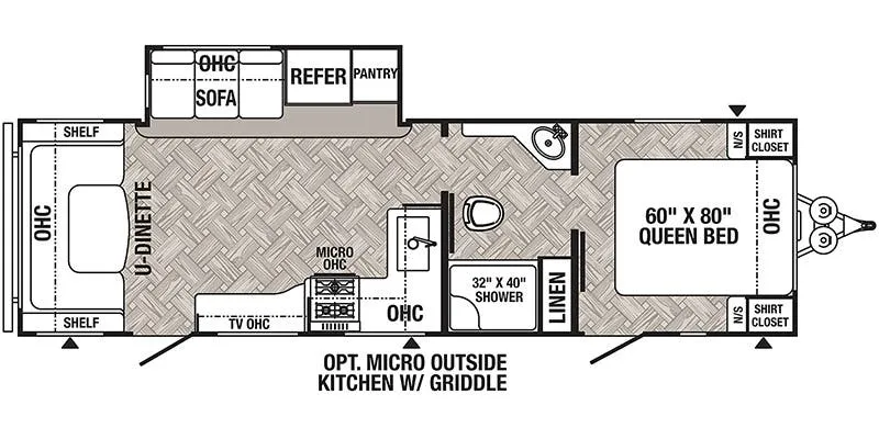2011 Palomino Puma 26RLS - Floor plan