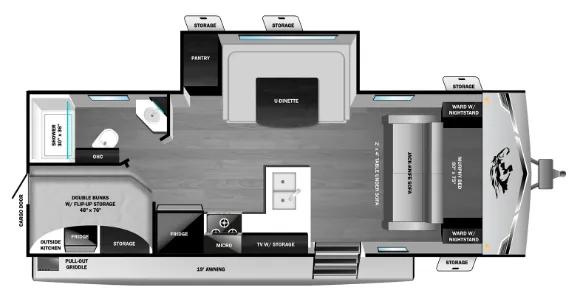 Highland Ridge Open Range Range Lite 220DBM floor plan