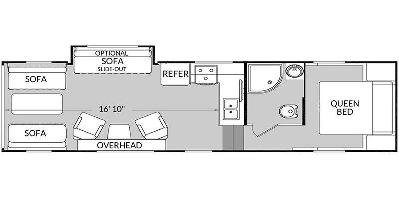 Genesis Supreme Wanderer 29CKWL floor plan
