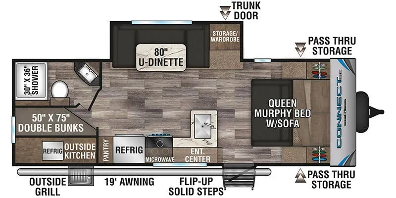 K-Z Connect SE C231BHKSE floor plan