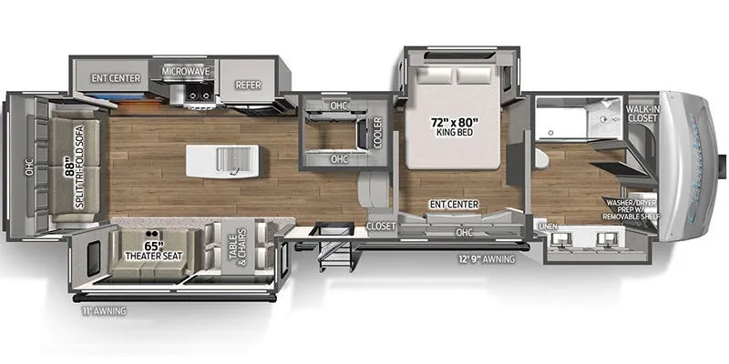 Palomino Columbus 382FB floor plan