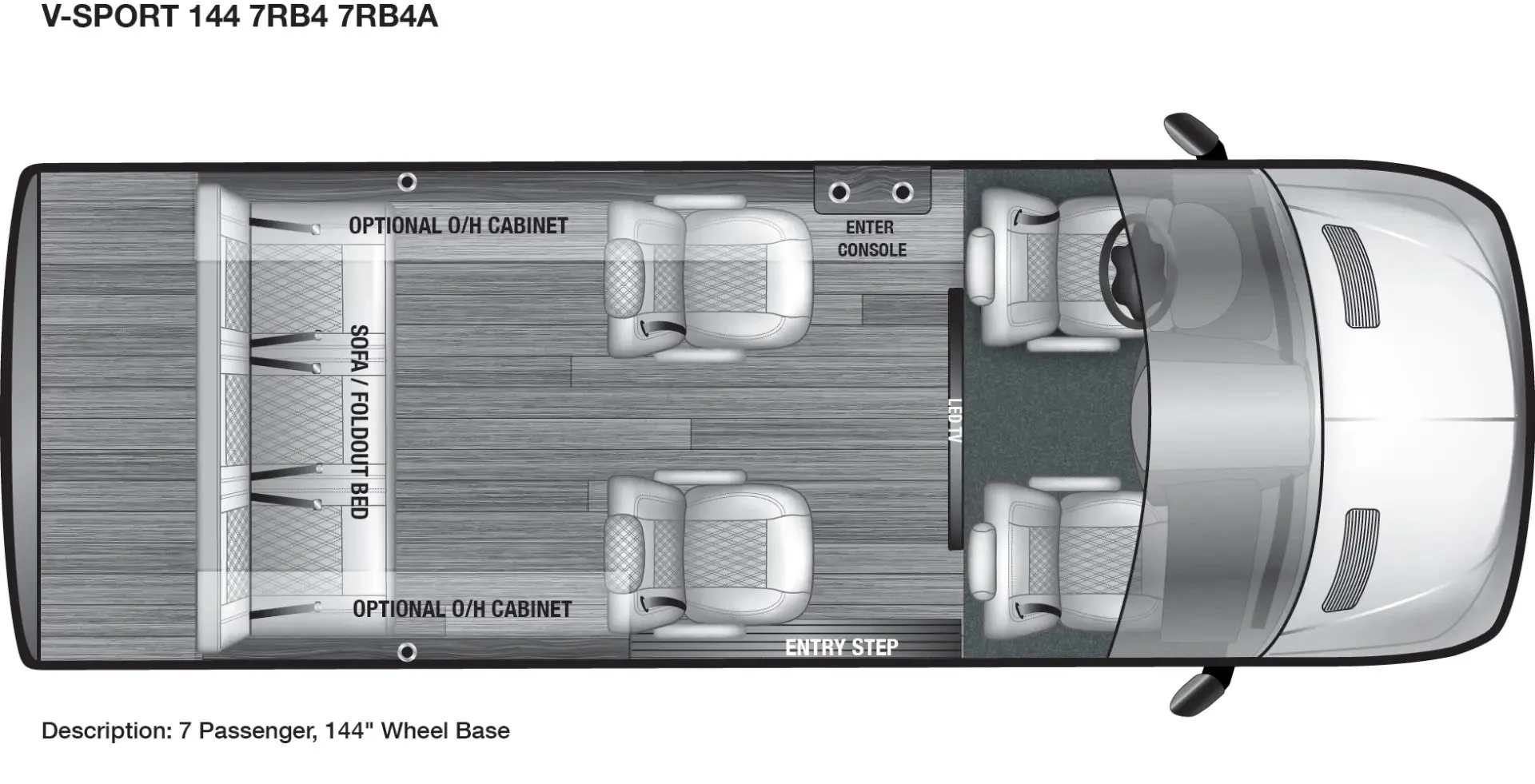 OGV Luxury Coach V-Sport 7RB4 floor plan