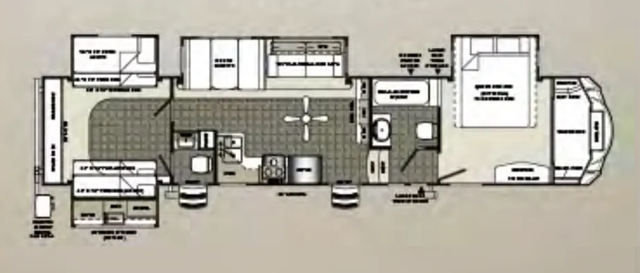 2015 Forest River Sierra 365SAQB — Floor plan