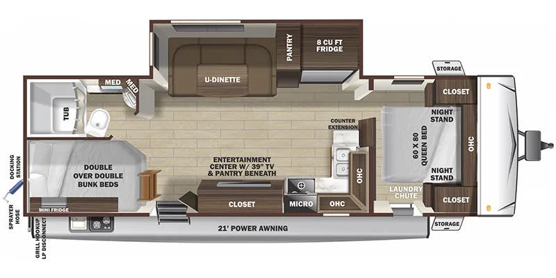 Highland Ridge Mesa Ridge Lite MR2402BH floor plan