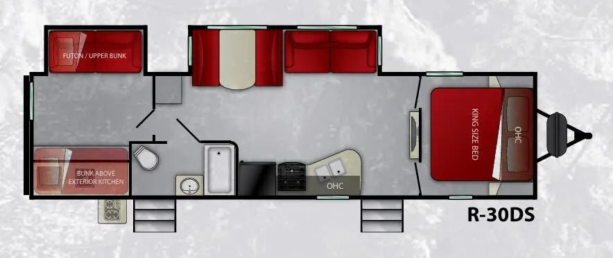 Cruiser RV Radiance 30DS floor plan
