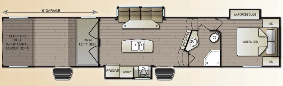 Pacific Coachworks Sandsport 3916 floor plan