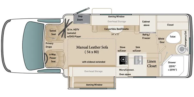 Coach House Platinum 221XL FSD floor plan