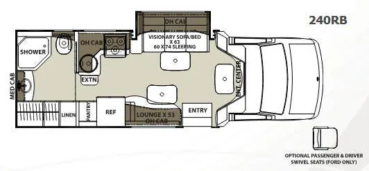 Coachmen Concord 240RB floor plan
