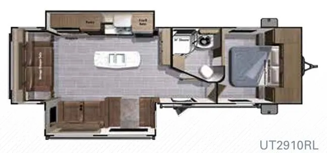 Highland Ridge Open Range Ultra Lite UT2910RL floor plan